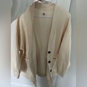 Marine Layer fleece cardigan